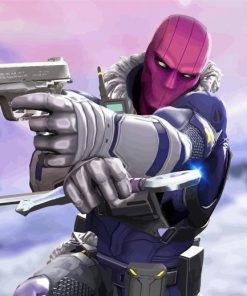 Baron Zemo With Gun paint by numbers