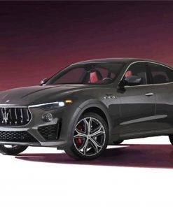 Black Maserati Lavante paint by numbers