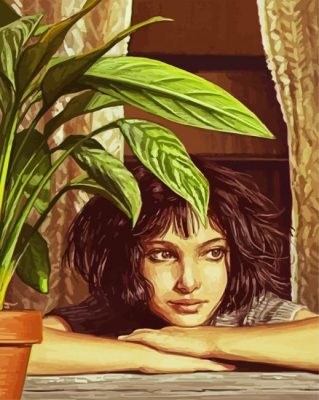 Mathilda Illustration paint by numbers