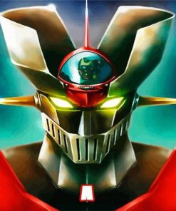 Mazinger Transformer paint by numbers