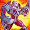 Megatron Transformer paint by numbers