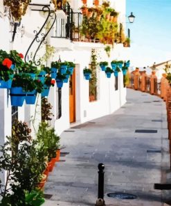 Aesthetic Mijas In Spain paint by numbers