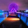 Ferris Wheel At Night paint by numbers