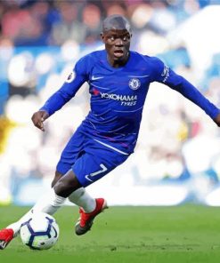 N'Golo Kanté Chelsea Player paint by numbers