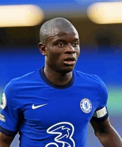 Chelsea Player N'Golo Kanté paint by numbers