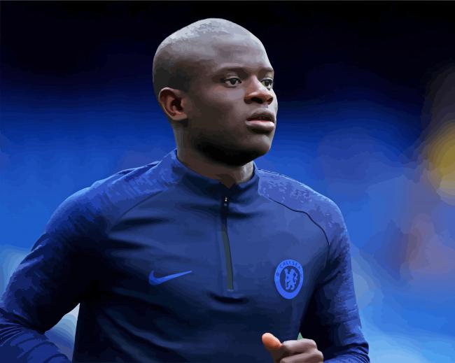 N'Golo Kanté Sport Player paint by numbers