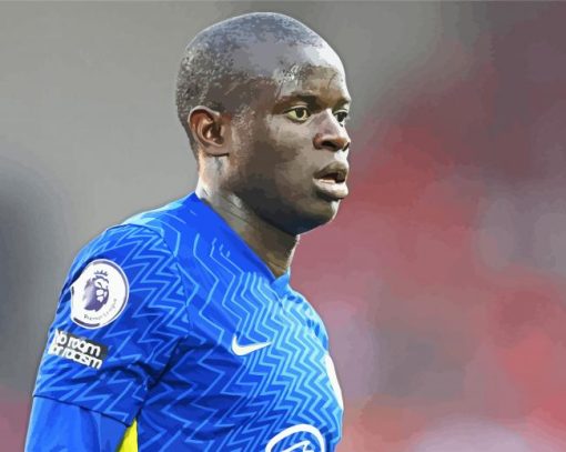 The French N'Golo Kanté paint by numbers