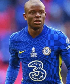 Professional Player N'Golo Kanté paint by numbers