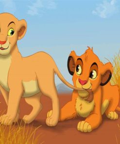 Nala And Simba paint by numbers