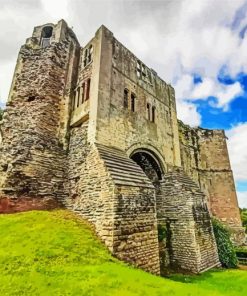 Newark Castle paint by numbers