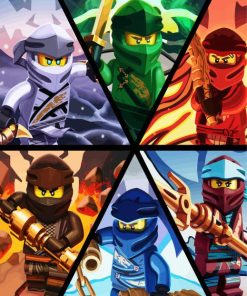 Ninjago Characters paint by numbers