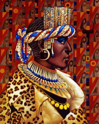 Nubian Man Art paint by numbers