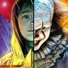 Pennywise And Georgie Art paint by numbers