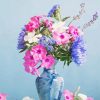 Phlox In Blue Vase paint by numbers