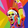 Rafael Nadal Pop Art paint by numbers