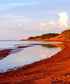 Prince Edward Island Beach paint by numbers