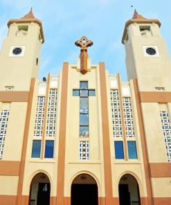 St Philip The Apostle Cathedral Puerto Plata paint by numbers