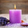 Purple Candle paint by numbers