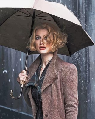Queenie Goldstein With Umbrella paint by numbers