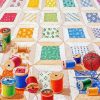 Quilt Colorful Spools paint by numbers