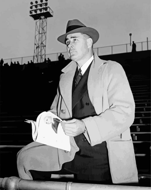 Black And White Robert Neyland paint by numbers
