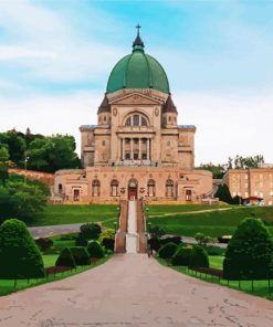 Saint Joseph's Oratory Of Mount Royal Building paint by numbers