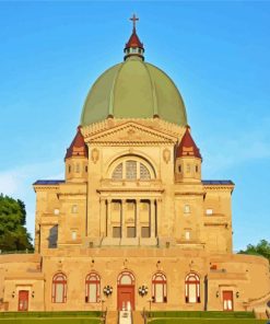 Saint Joseph's Oratory Of Mount Royal paint by numbers