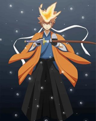 Tsunayoshi Sawada Anime paint by numbers