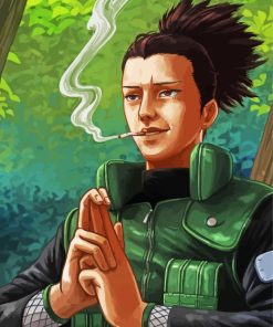 Japanese Shikamaru Nara paint by numbers