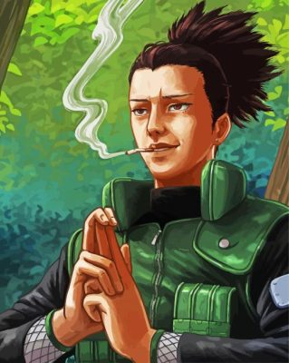 Japanese Shikamaru Nara paint by numbers