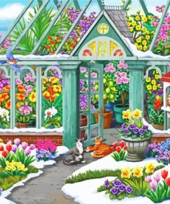 Spring In Bloom paint by numbers