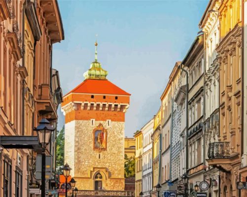 St Florian's Gate paint by numbers