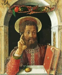 St Mark The Evangelist paint by numbers