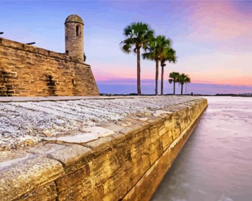 Aesthetic Saint Augustine paint by numbers