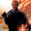 Star Wars Death Maul paint by numbers