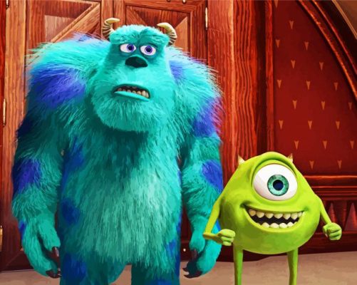 Sulley And Mike paint by numbers