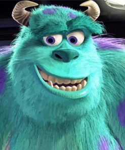 Sulley Character paint by numbers