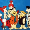 The Flintstones Family Characters paint by numbers