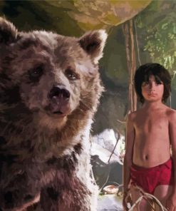 The Jungle Book Disney Characters paint by numbers