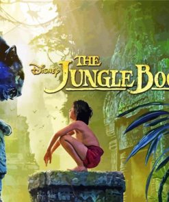 The Jungle Book Disney Poster paint by numbers