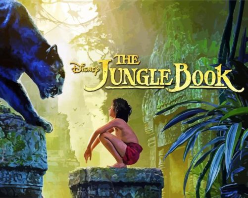 The Jungle Book Disney Poster paint by numbers