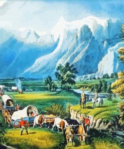 The Rocky Mountains paint by numbers