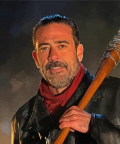 Negan With Lucille paint by numbers