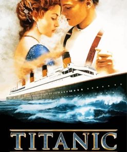 Titanic Movie Poster paint by numbers