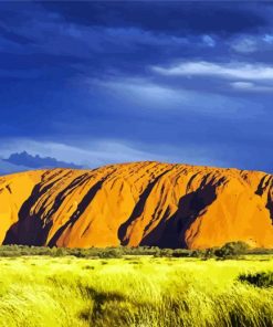 Ayers Rock Uluru paint by numbers