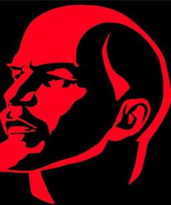 Vladimir Lenin Head Illustration paint by numbers