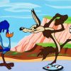 Wile E Coyote And The Road Runner Characters paint by numbers