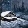 Winter Night By Bob Ross paint by numbers