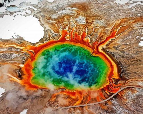 Yellowstone National Park paint by numbers