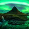 Aurora Kirkjufell paint by numbers